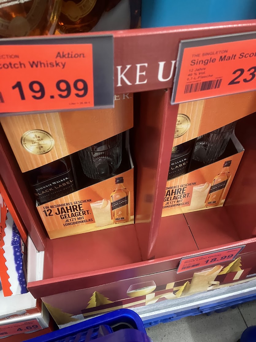 조니워커 블랙라벨 18.99유로
